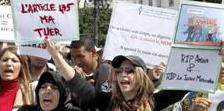 Manifestation au Maroc contre l'article 475