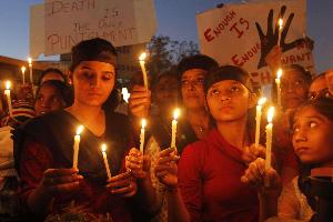 Manifestation en Inde contre les viols collectifs